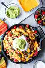 Corn Salsa Nachos