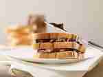 Nutella Almond Sandwich