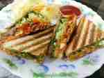 Tikka Paneer Sandwich