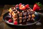 Chocolate Overloaded Waffle