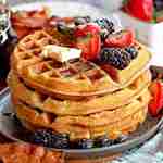 White & Milk Waffle