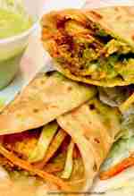 Aloo Mattar Wrap