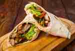 Mushroom Masala Wrap